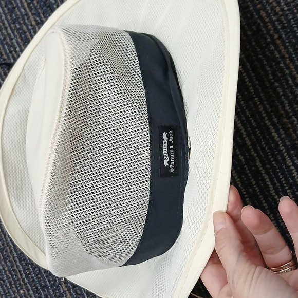 NWT Panama Jack Mesh Seven Seas Safari Original Hat White Size XL - Picture 5 of 8